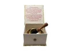 Klangschale im Geschenkset „Brokat“