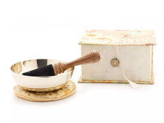 Klangschale im Geschenkset „Brokat“