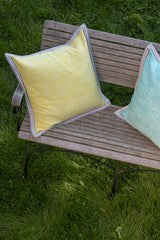 KISSENBEZUG MODERN GELB